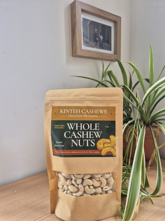 Kinteh Cashews — Whole Cashew Nuts (12 x 150g)